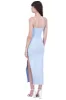 Vestido maxi bodycon abertura sold by Shasa