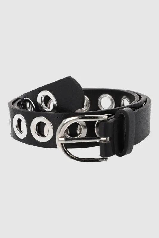 Cinturon delgado eyelets grandes sold by Shasa