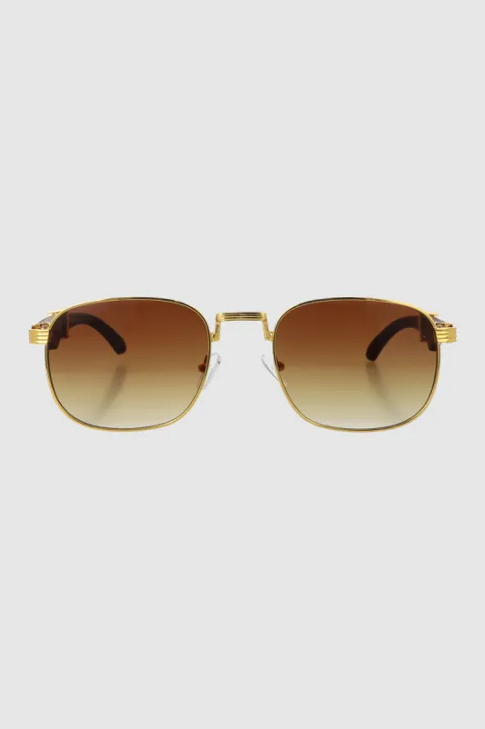 Lentes cuadrados retro metal sold by Shasa