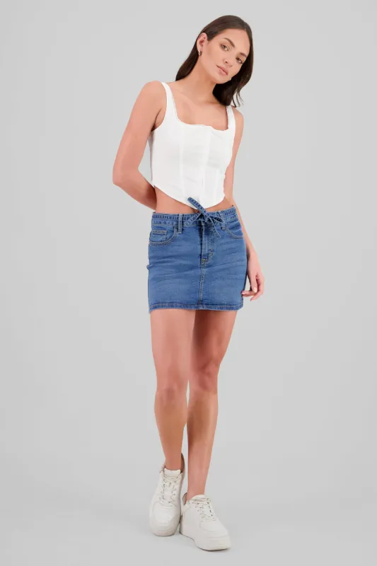 Falda mini cinto sold by Shasa