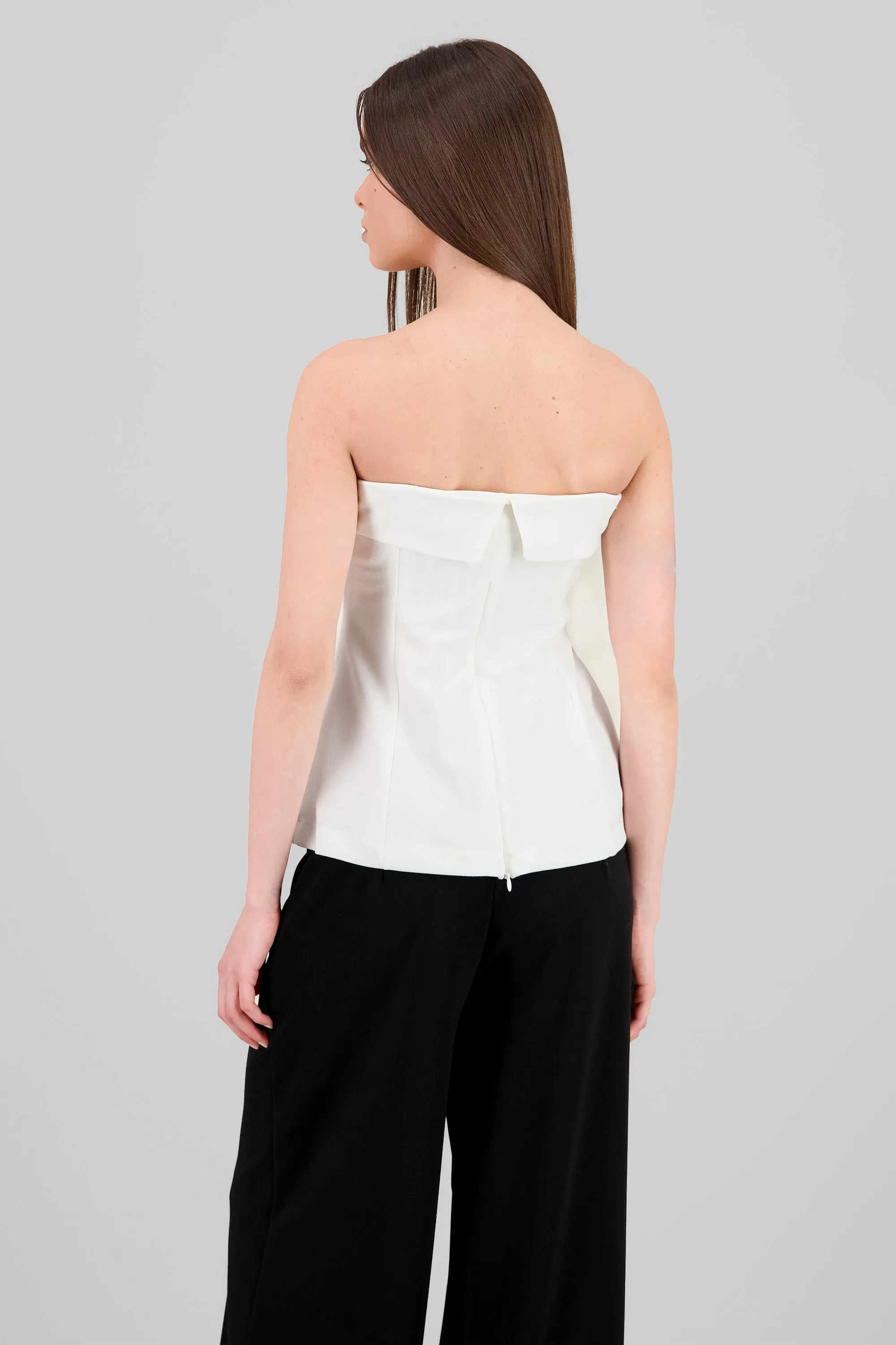 Top largo strapless dobles escote Hypsters sold by Shasa product image thumbnail 4