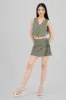 Falda short envolvente rayas sold by Shasa