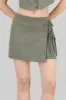 Falda short envolvente rayas sold by Shasa