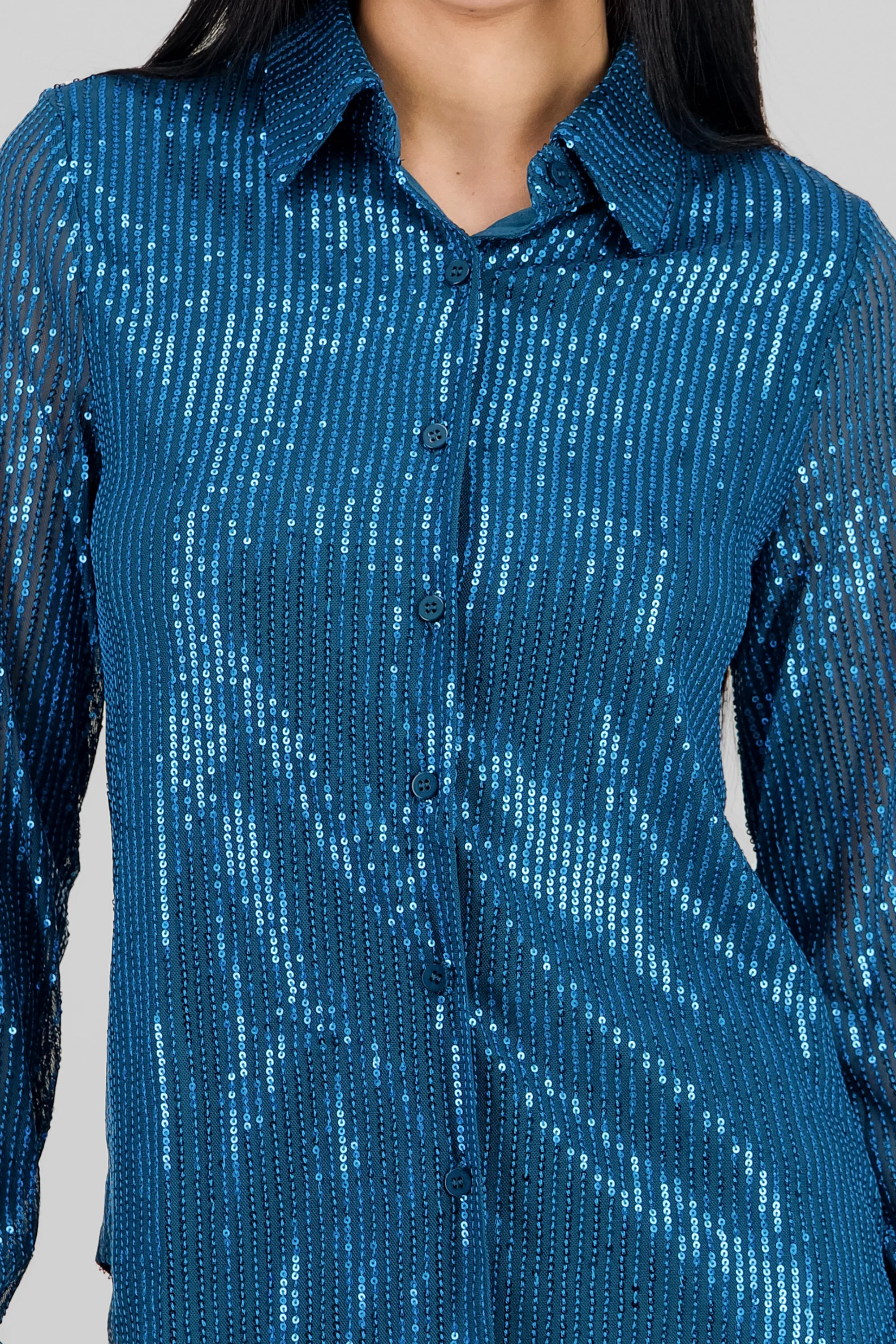 Camisa manga larga lentejuelas sold by Shasa product image thumbnail 5