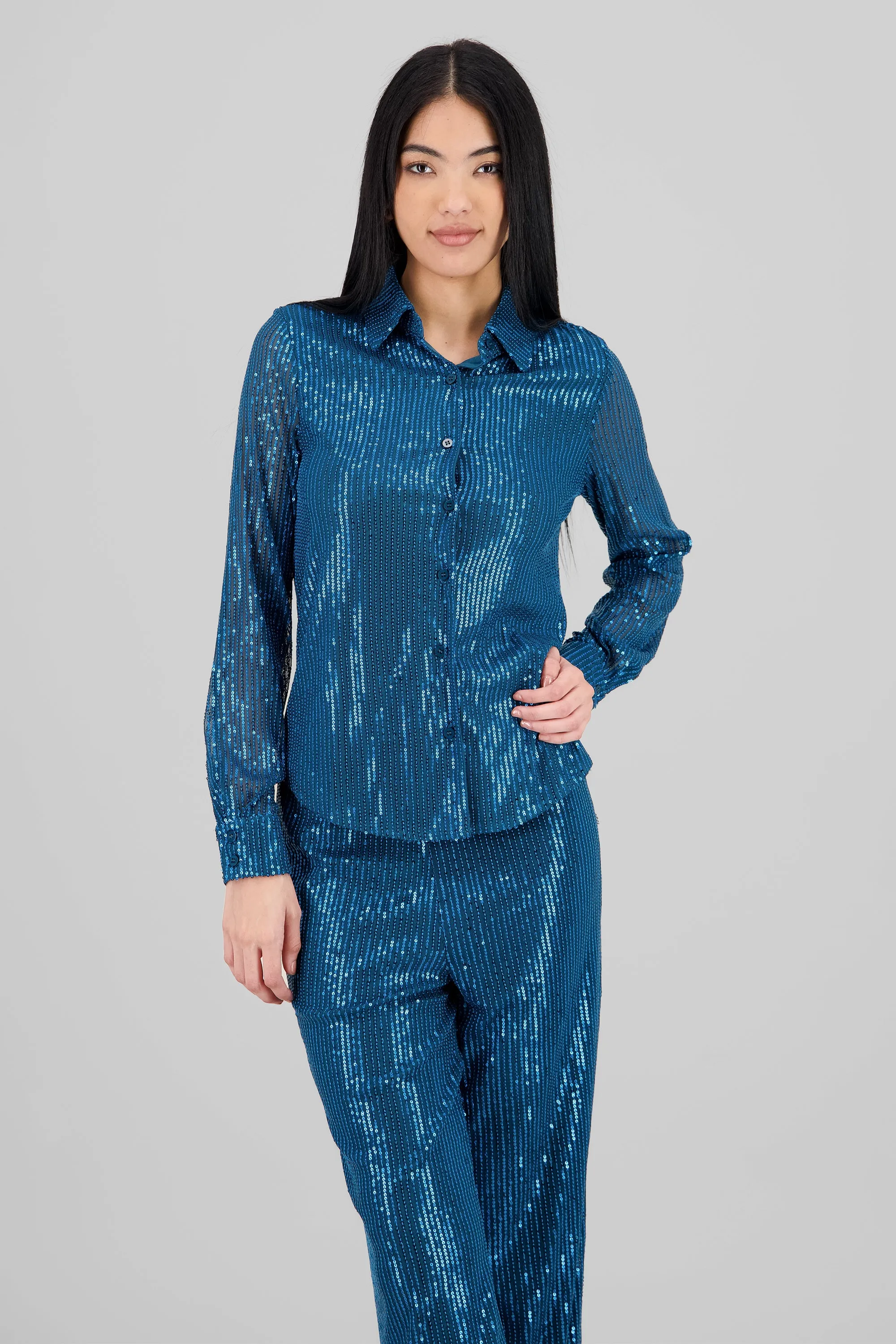 Camisa manga larga lentejuelas sold by Shasa product image thumbnail 2