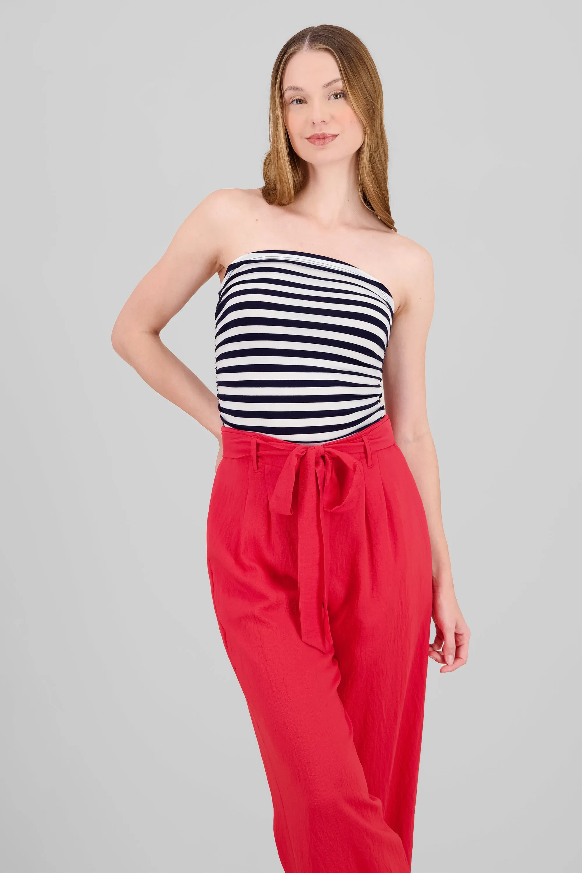 Top tubo strapless rayas sold by Shasa