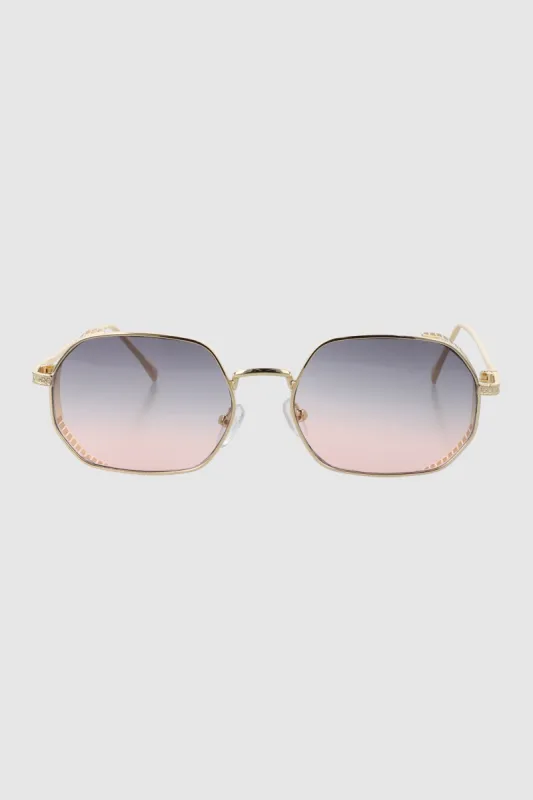 Lentes geometricos metal sold by Shasa