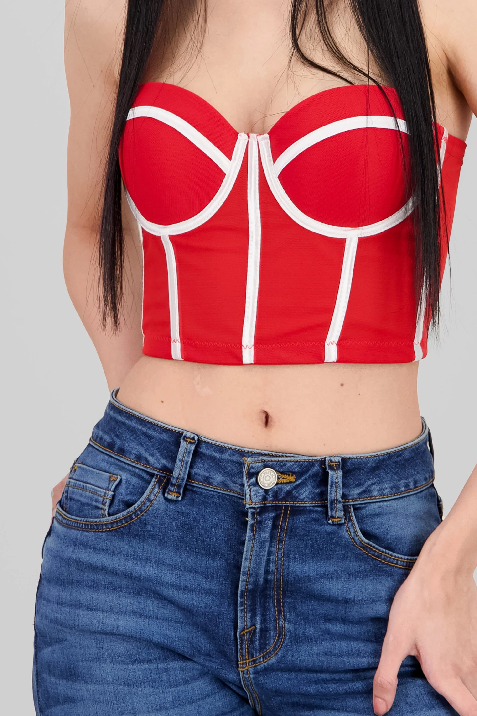 Corset crop bies contraste sold by Shasa product image thumbnail 5