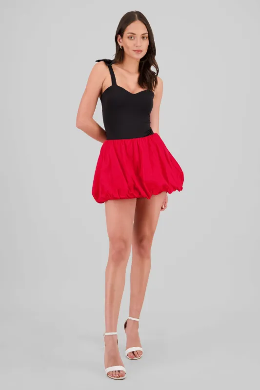 Falda bubble hem lisa sold by Shasa