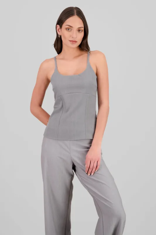 Blusa tirantes detalle cortes sold by Shasa