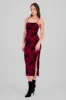 Vestido midi mesh flock sold by Shasa