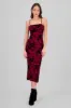 Vestido midi mesh flock sold by Shasa