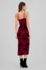 Vestido midi mesh flock sold by Shasa