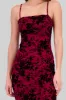 Vestido midi mesh flock sold by Shasa