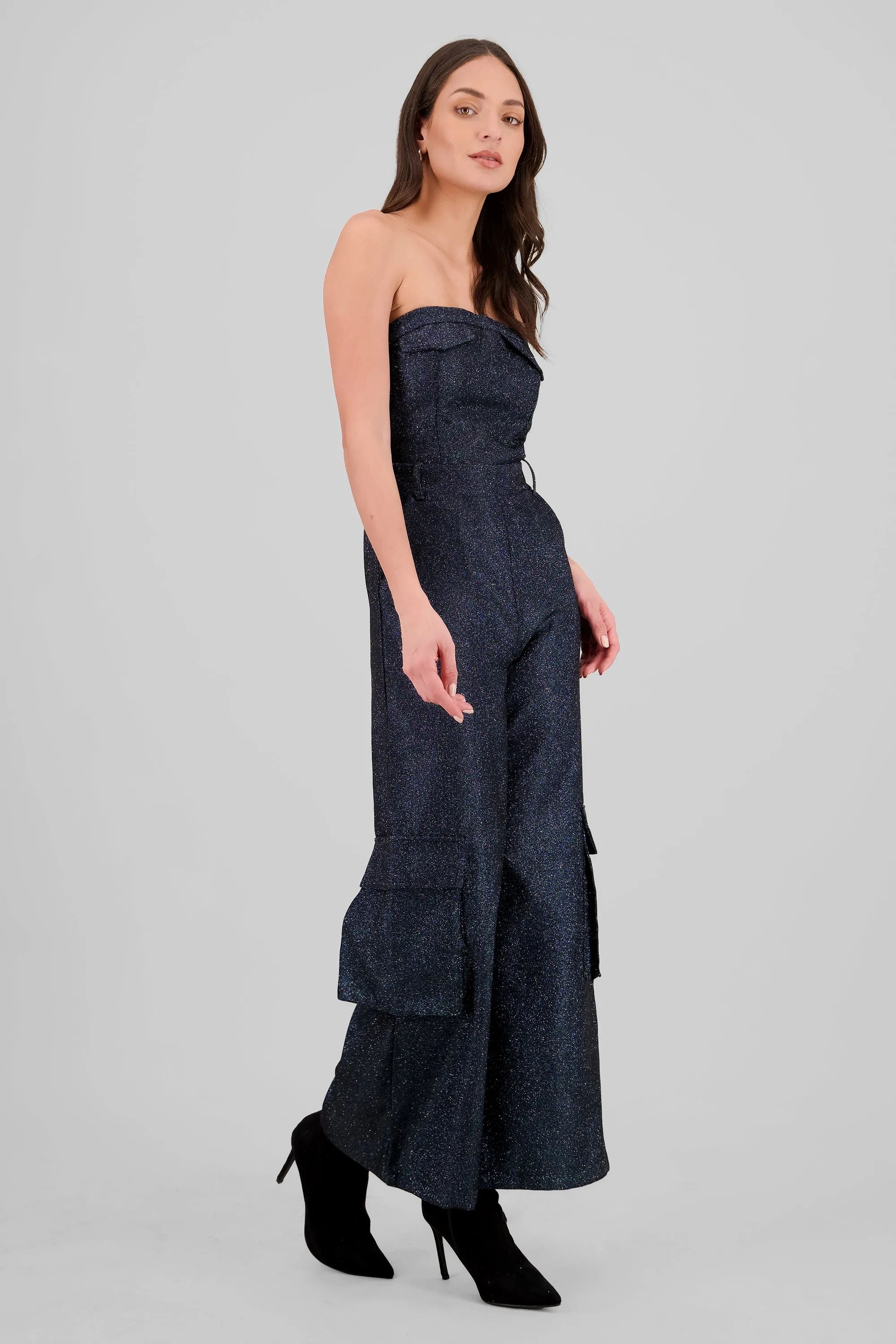 Jumpsuit cargo lurex sold by Shasa product image thumbnail 3