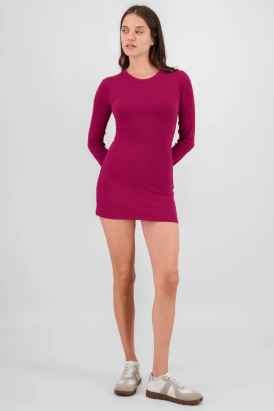 Vestido bodycon liso rib sold by Shasa