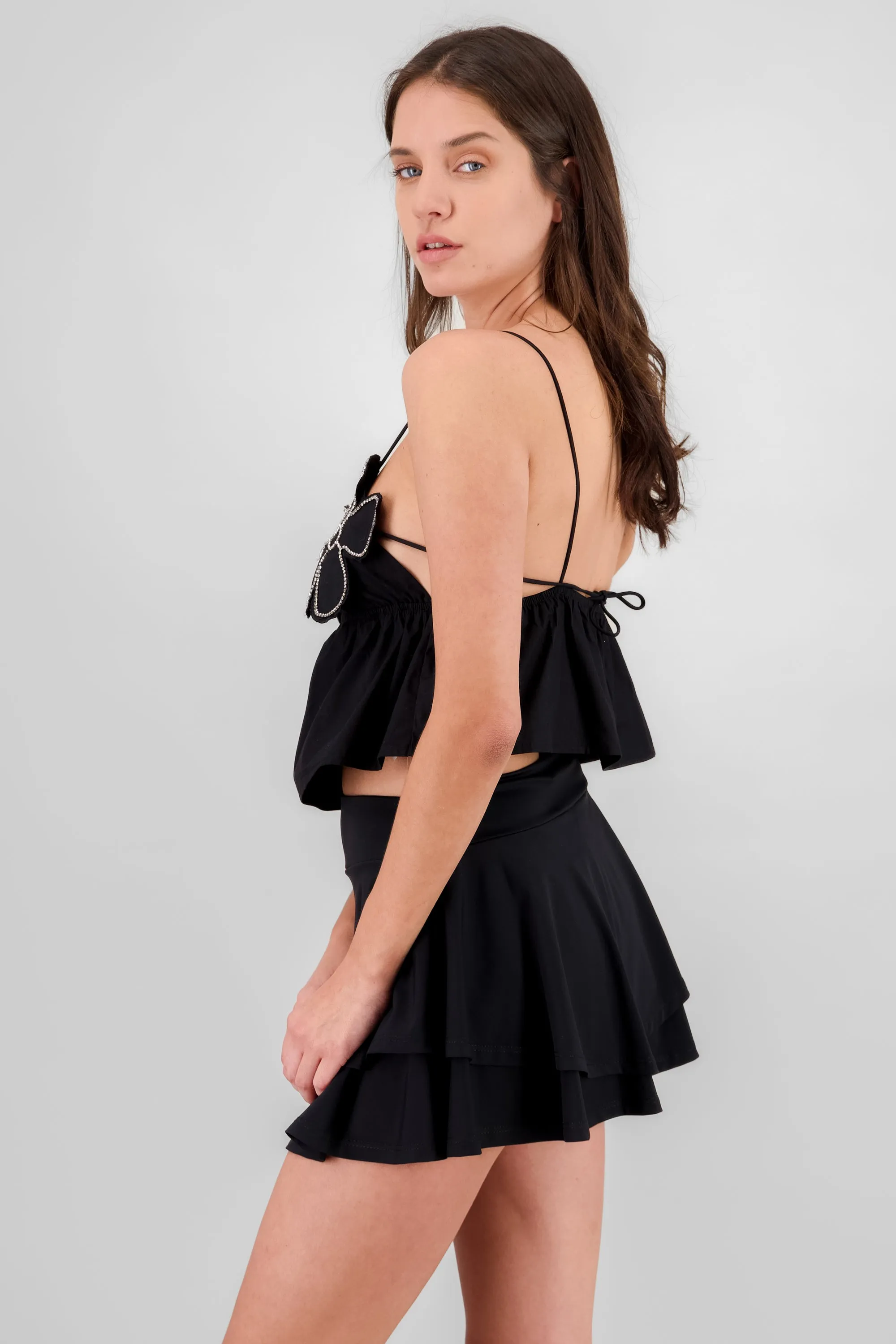 Blusa de flores con brillos sold by Shasa product image thumbnail 3