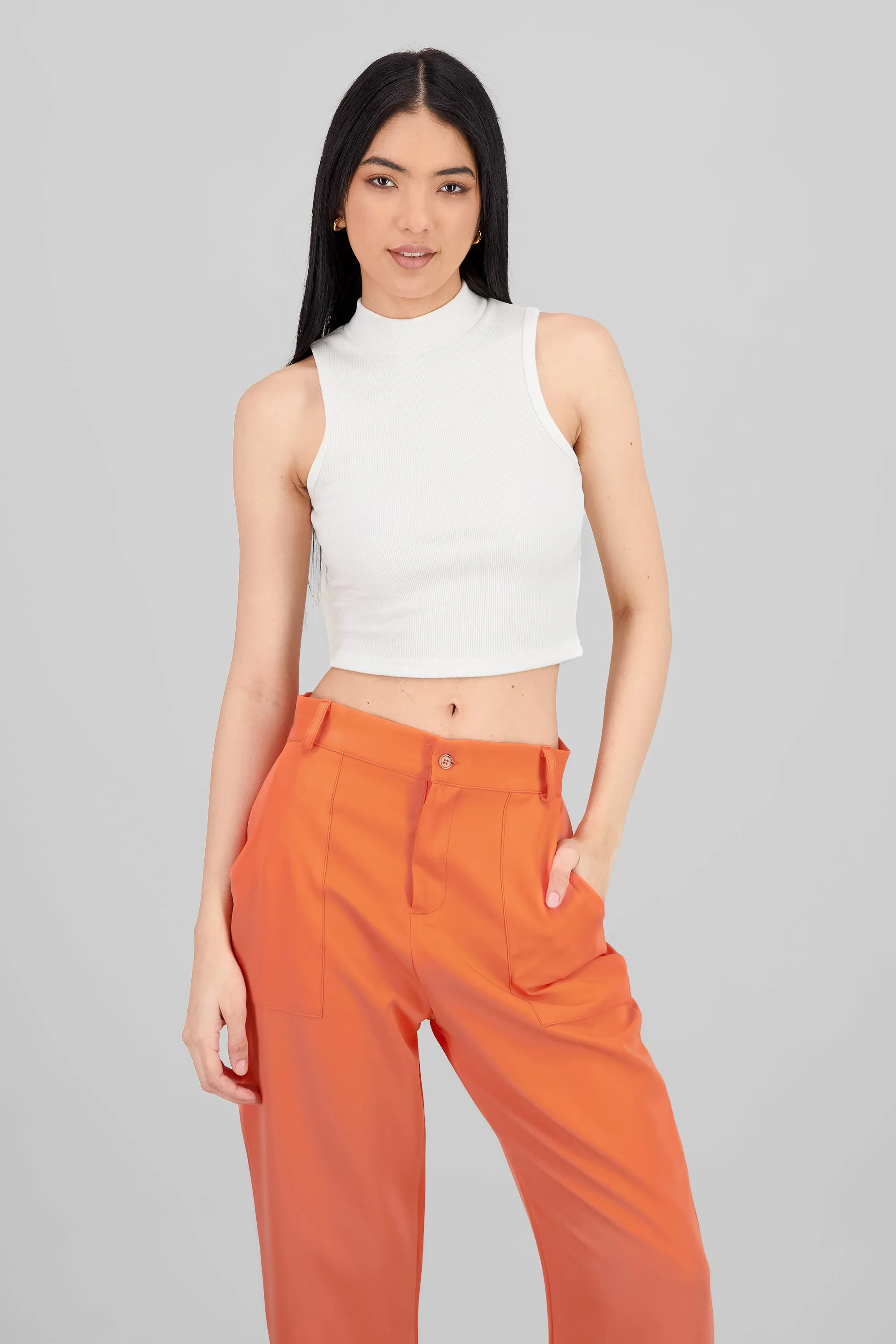 Top suave rib sin manga sold by Shasa