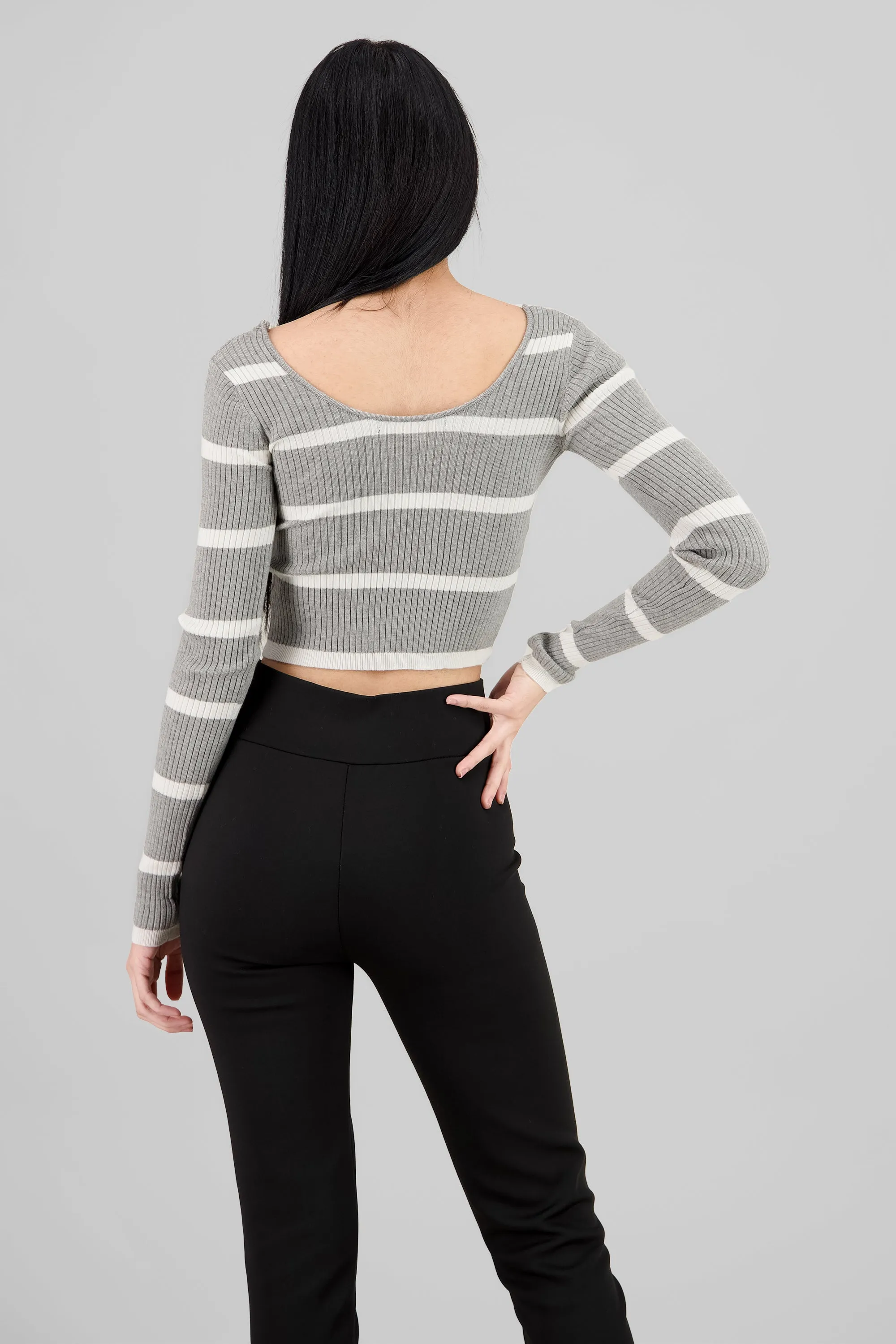 Sueter rayas cuello redondo sold by Shasa product image thumbnail 4