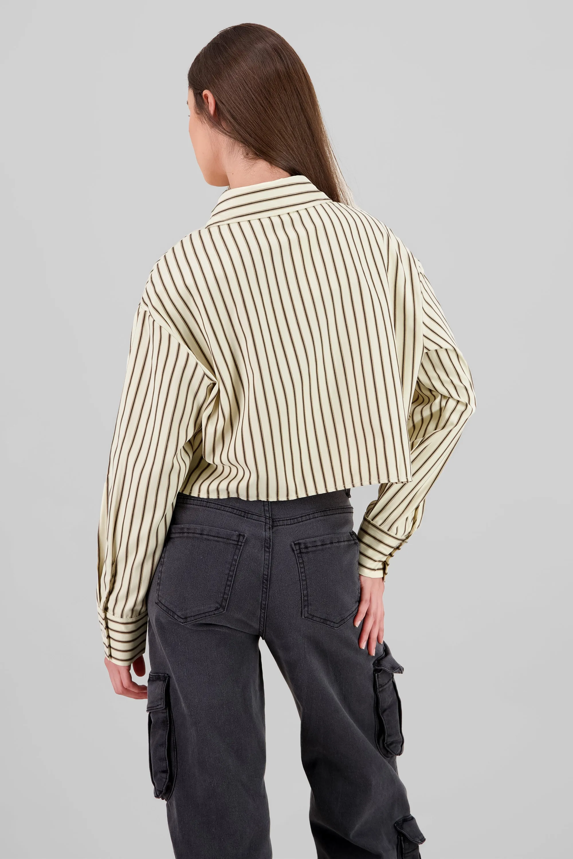 Camisa corta estampado rayas sold by Shasa product image thumbnail 4