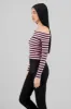 Top rayas off shoulder manga rayas sold by Shasa