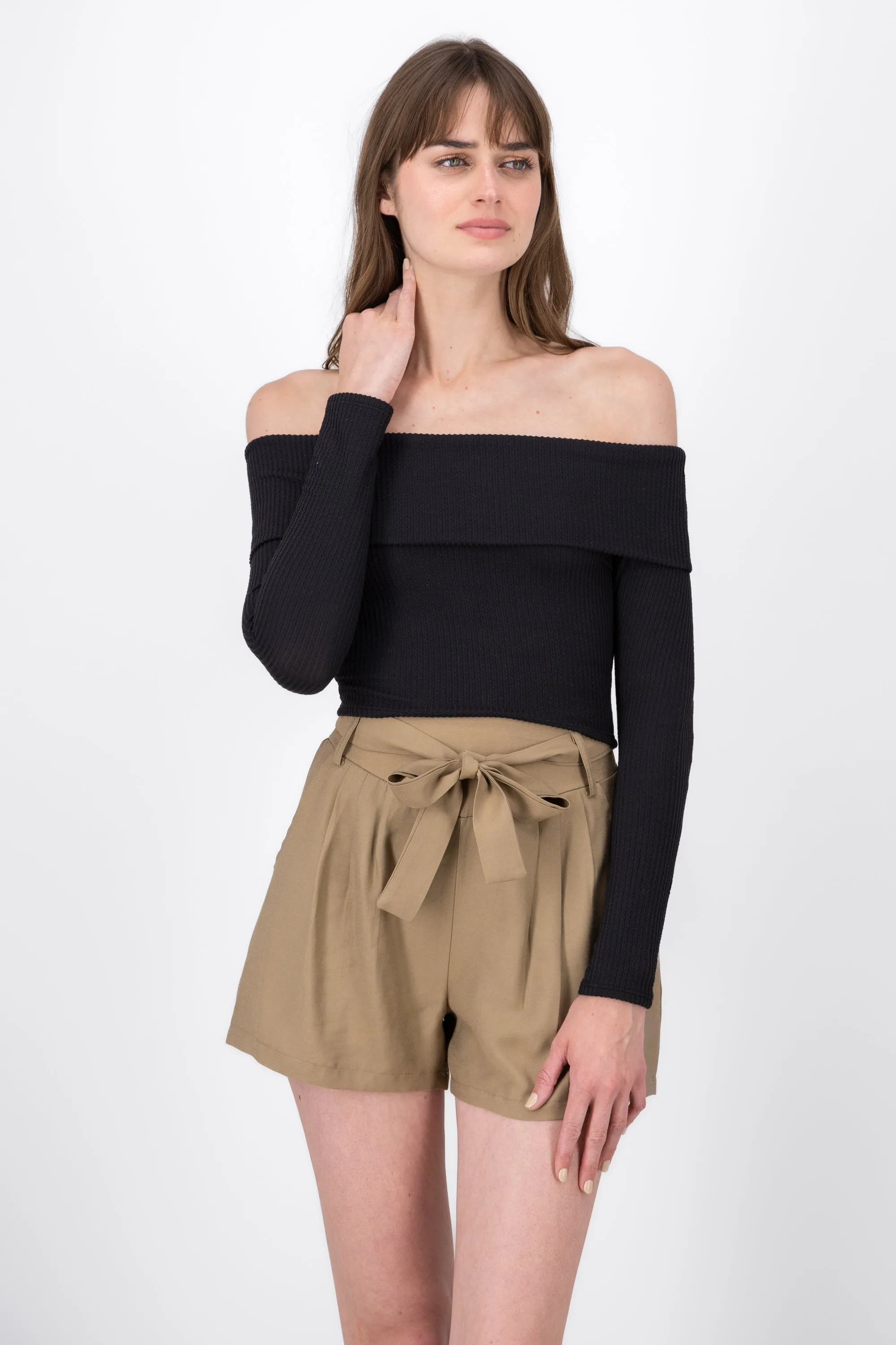 Top Sin Hombros Textura Rib sold by Shasa product image thumbnail 2