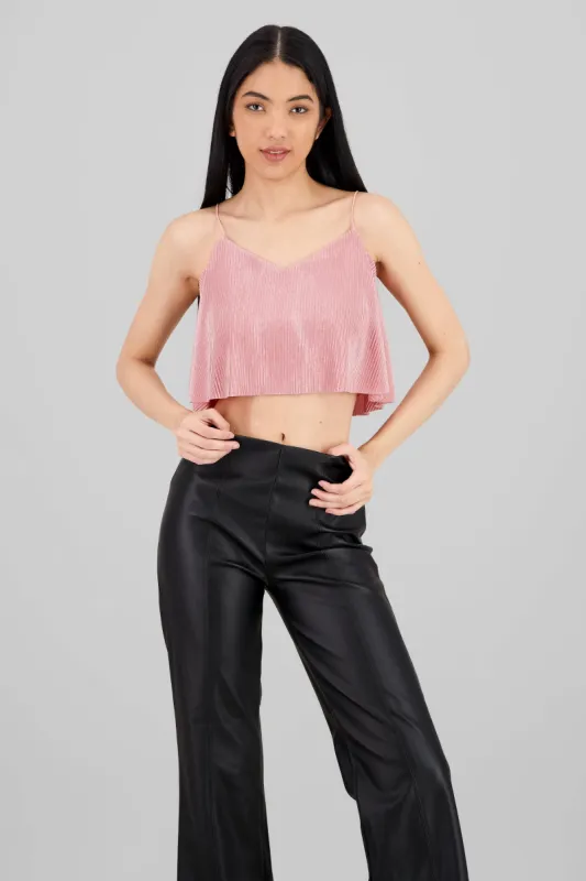 Top Crop Tejido Plisado Tirantes sold by Shasa