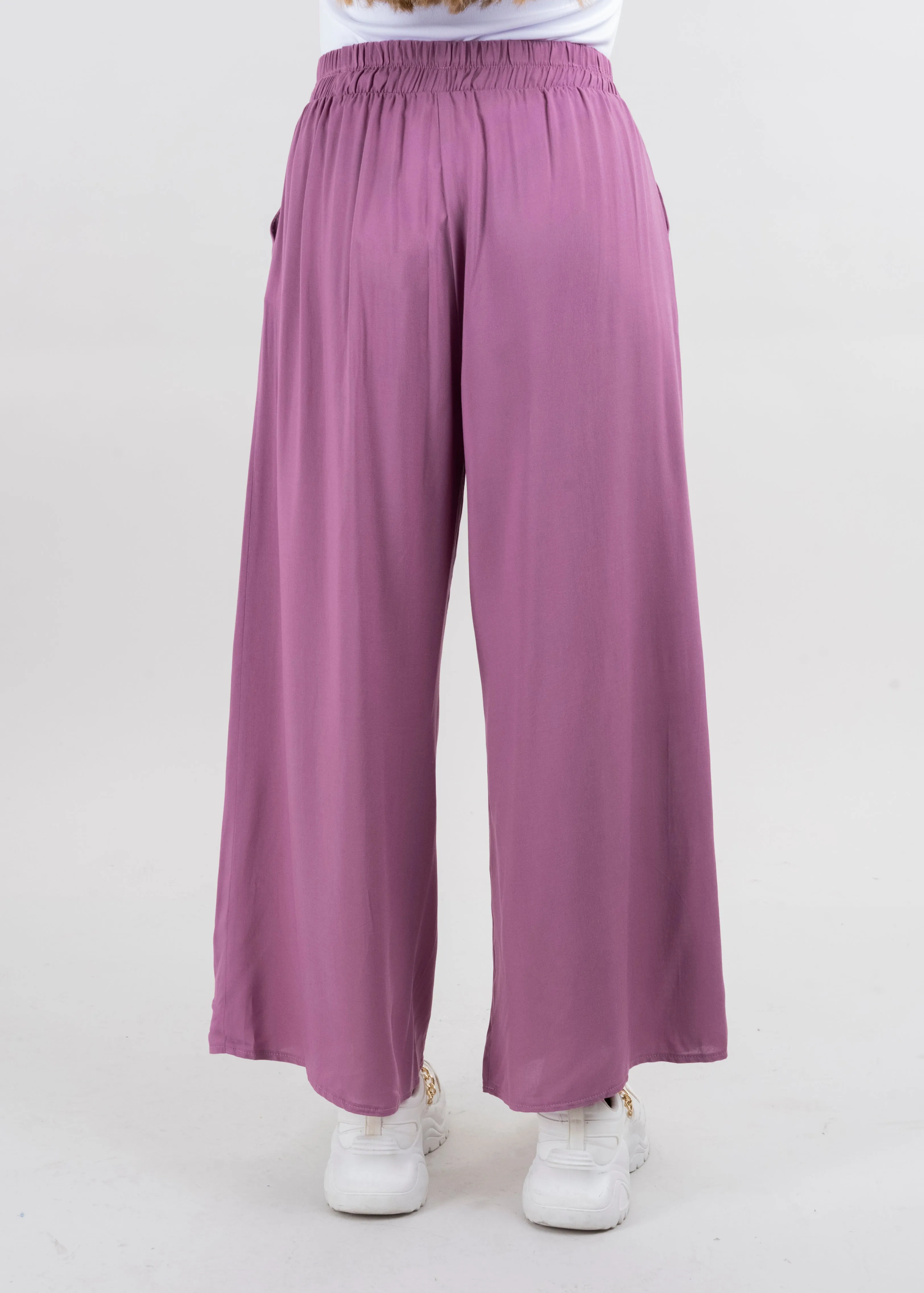 Pantalón Wide Leg Cintura Alta Fruncida sold by Shasa product image thumbnail 4