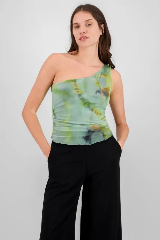 Top off shoulder mesh sold by Shasa