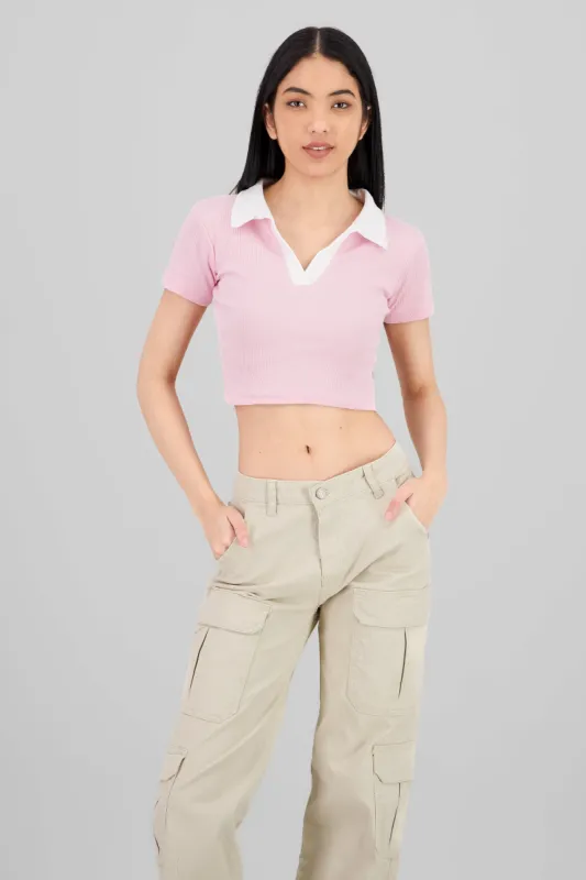 Top polo contraste sold by Shasa