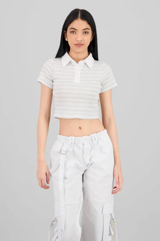 Top polo rayas gruesas sold by Shasa