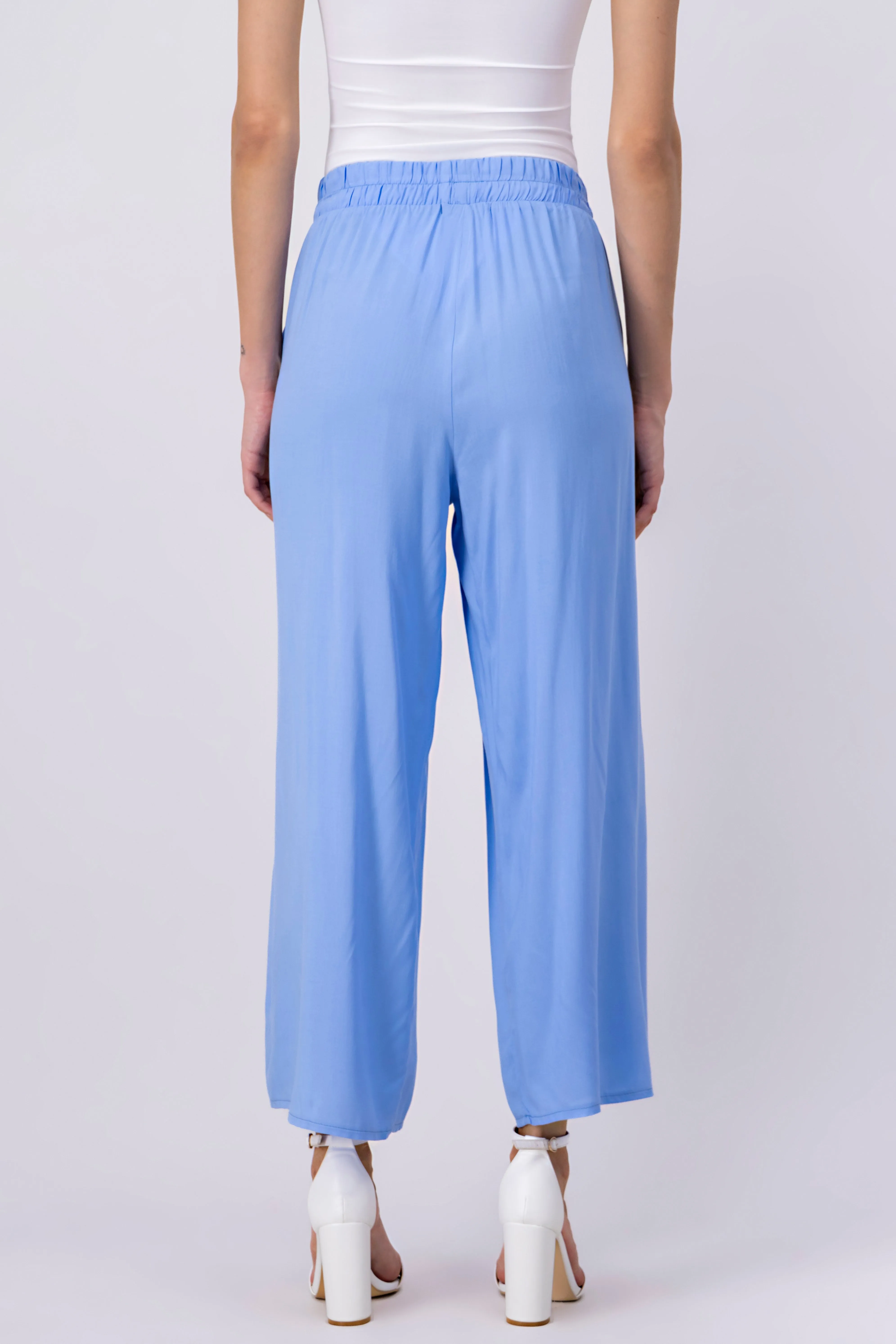 Pantalón Wide Leg Cintura Alta Fruncida sold by Shasa product image thumbnail 4