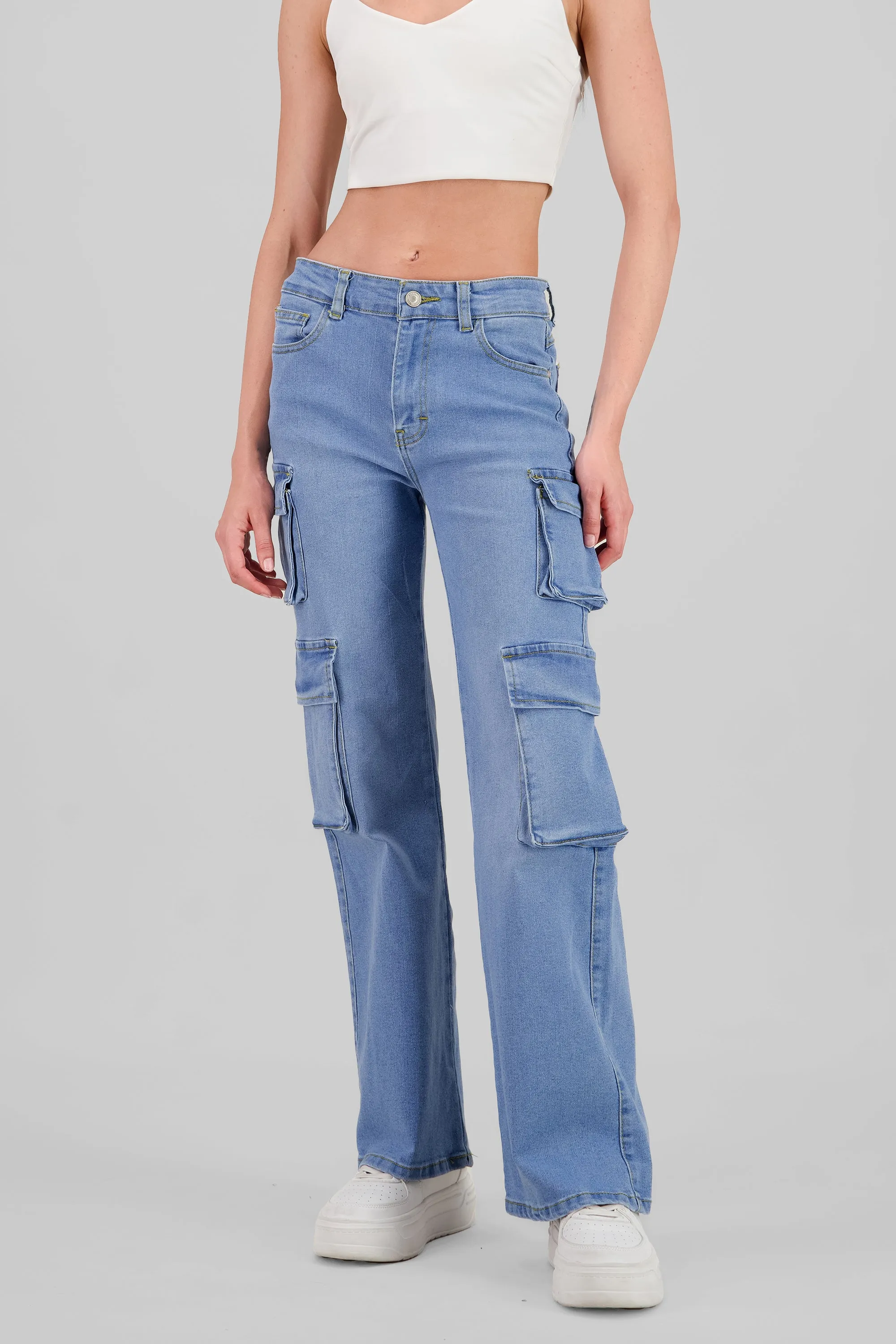 Jeans cargo 4 bolsas simétrico sold by Shasa product image thumbnail 2