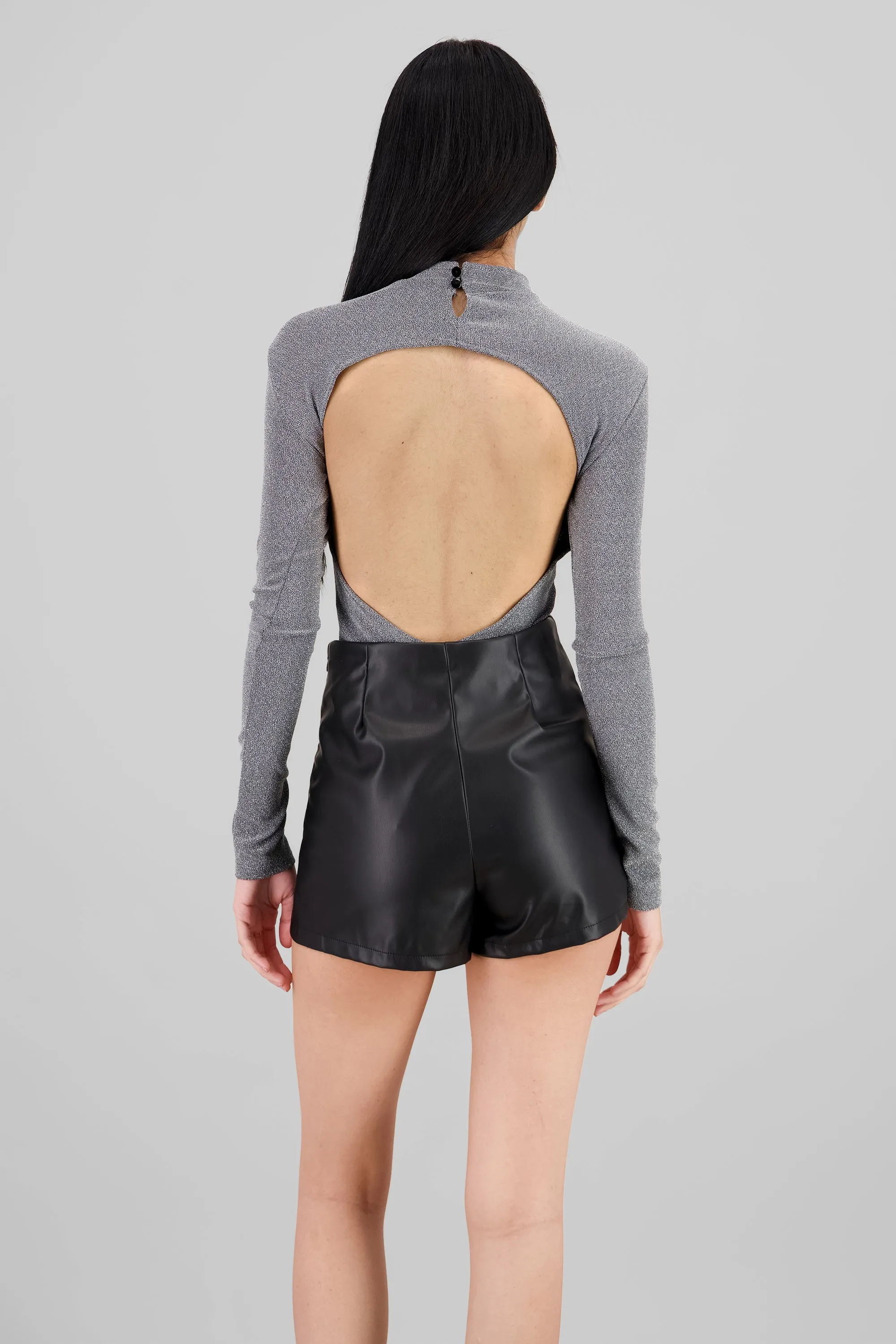 Body manga larga espalda abierta lurex sold by Shasa product image thumbnail 4