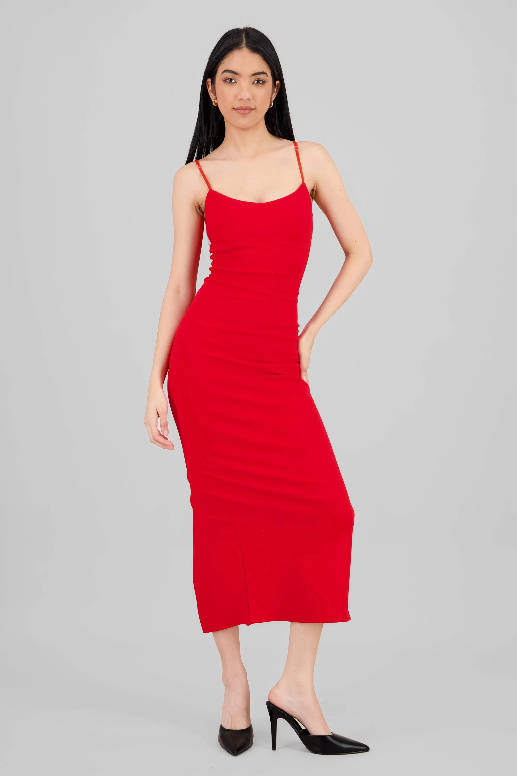 Maxi vestido bodycon liso sold by Shasa