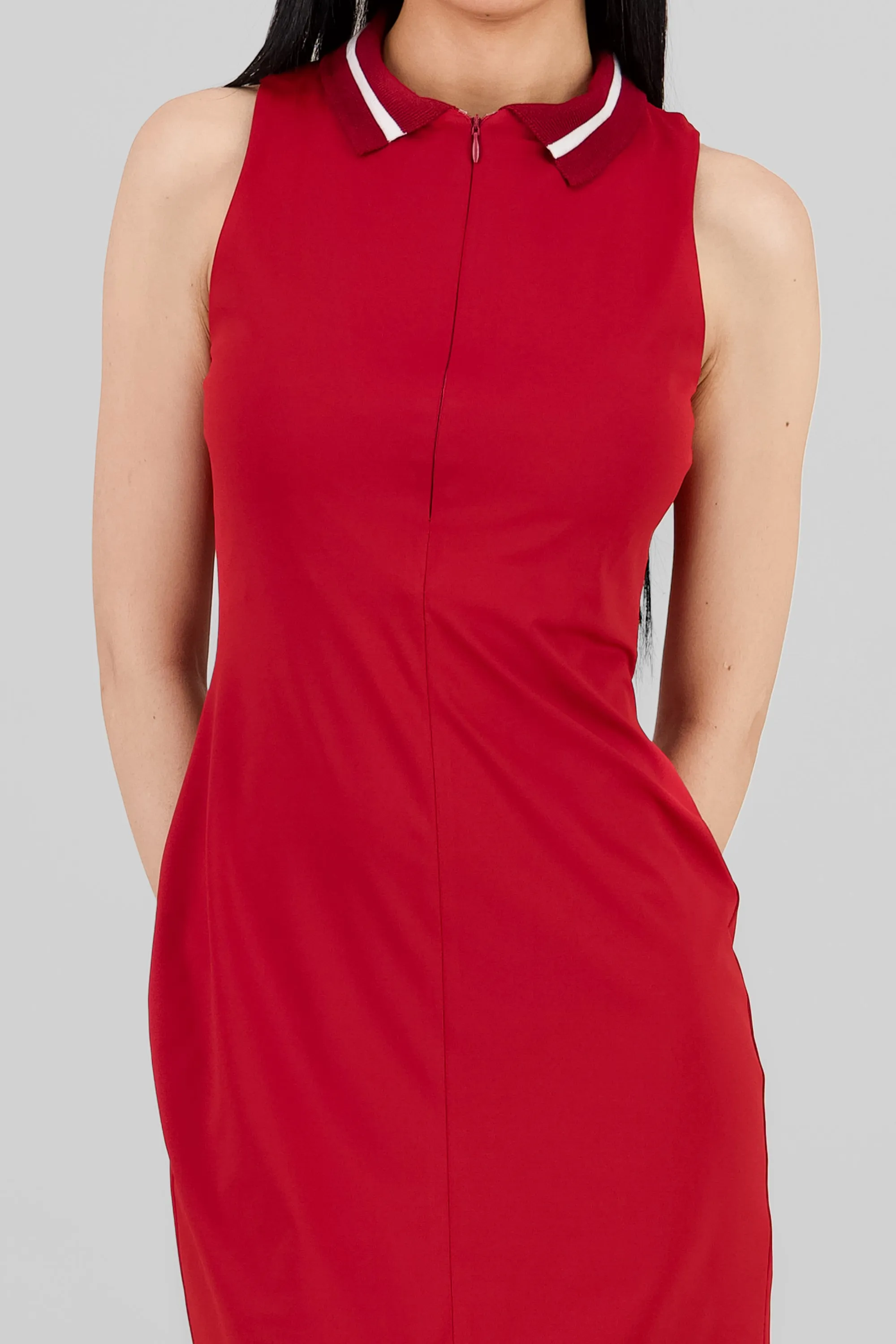 Vestido mini sin mangas cuello polo sold by Shasa product image thumbnail 5