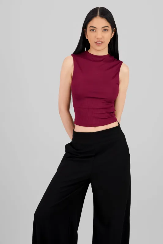 Top sin manga rib delgado sold by Shasa