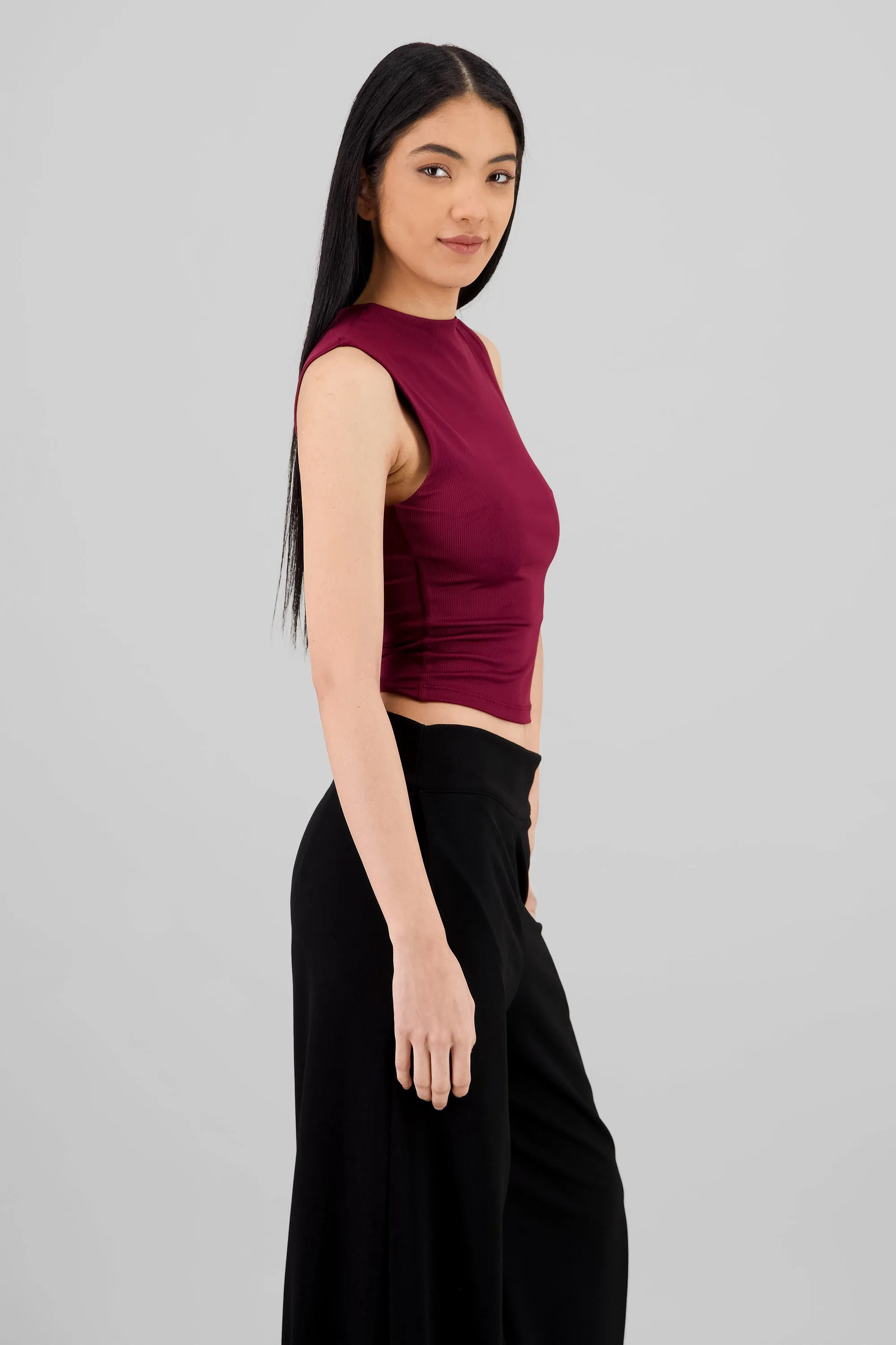 Top sin manga rib delgado sold by Shasa product image thumbnail 3