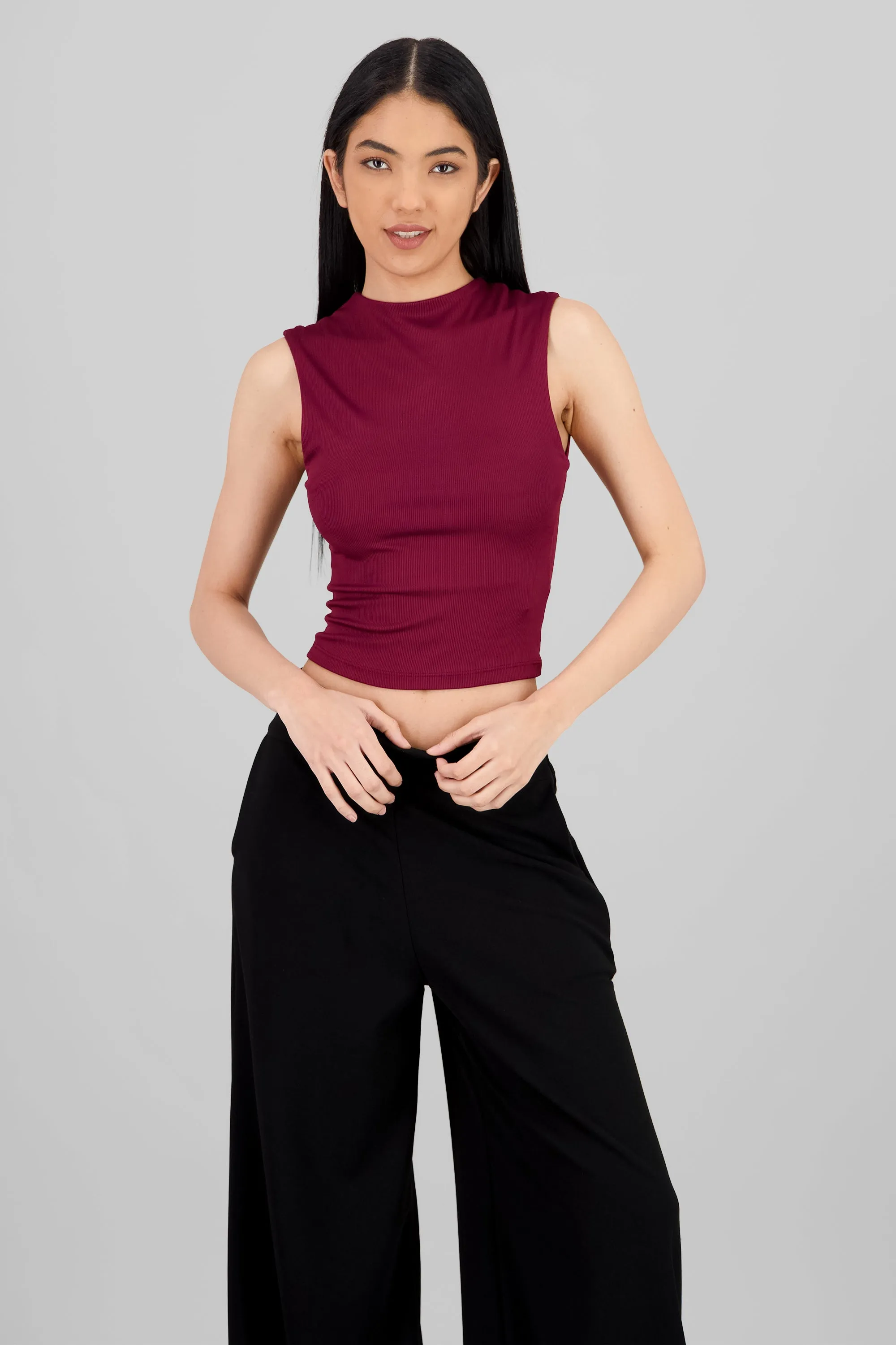 Top sin manga rib delgado sold by Shasa product image thumbnail 2