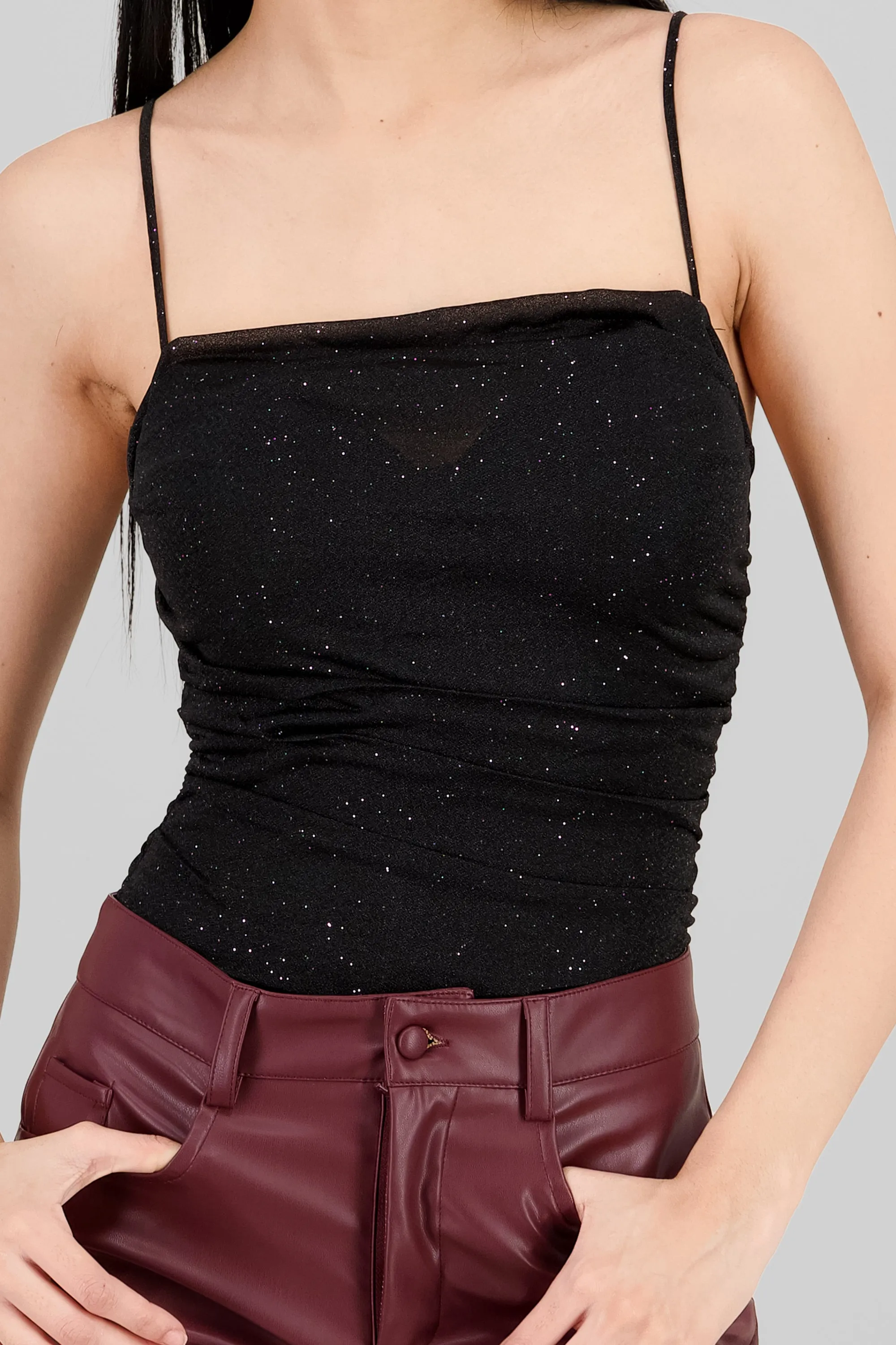 Bodysuit con cuello cascada de brillos sold by Shasa product image thumbnail 5