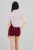 Camisa crop manga corta sold by Shasa
