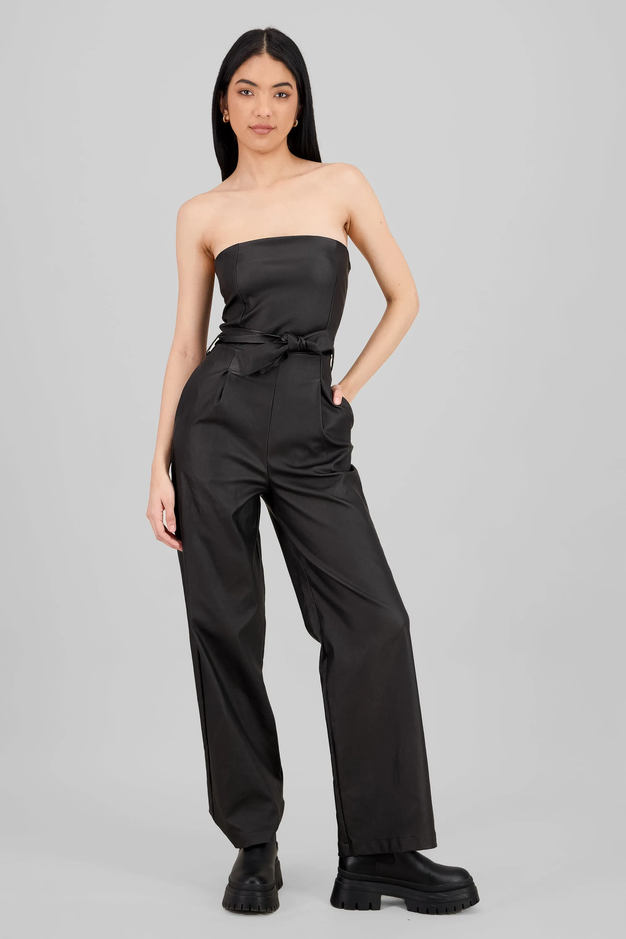 Jumpsuit pu strapples sold by Shasa product image thumbnail 2