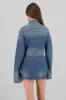 Chamarra cropped con cierre tipo moto sold by Shasa