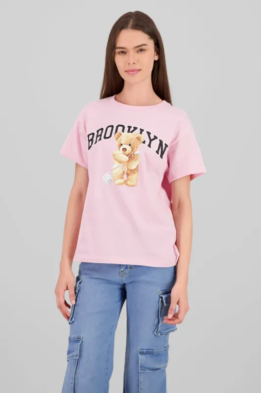 Playera Manga Corta Osito Brooklyn sold by Shasa