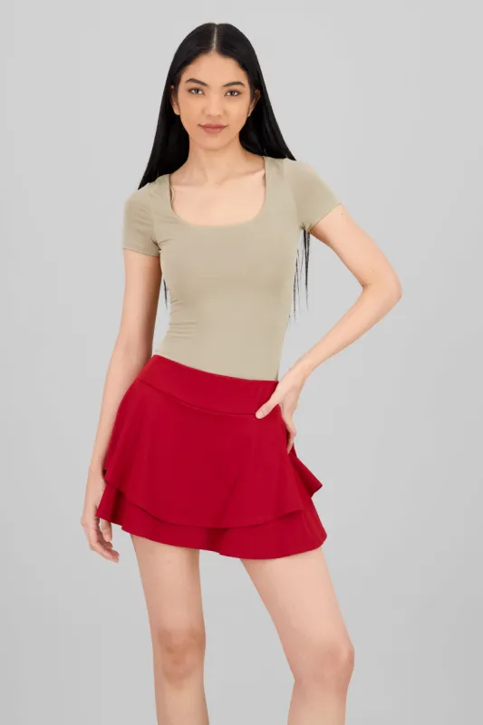 Bodysuit escote cuadrado doble tela sold by Shasa