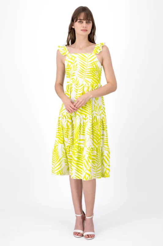 Vestido Midi Tirantes Olanes sold by Shasa