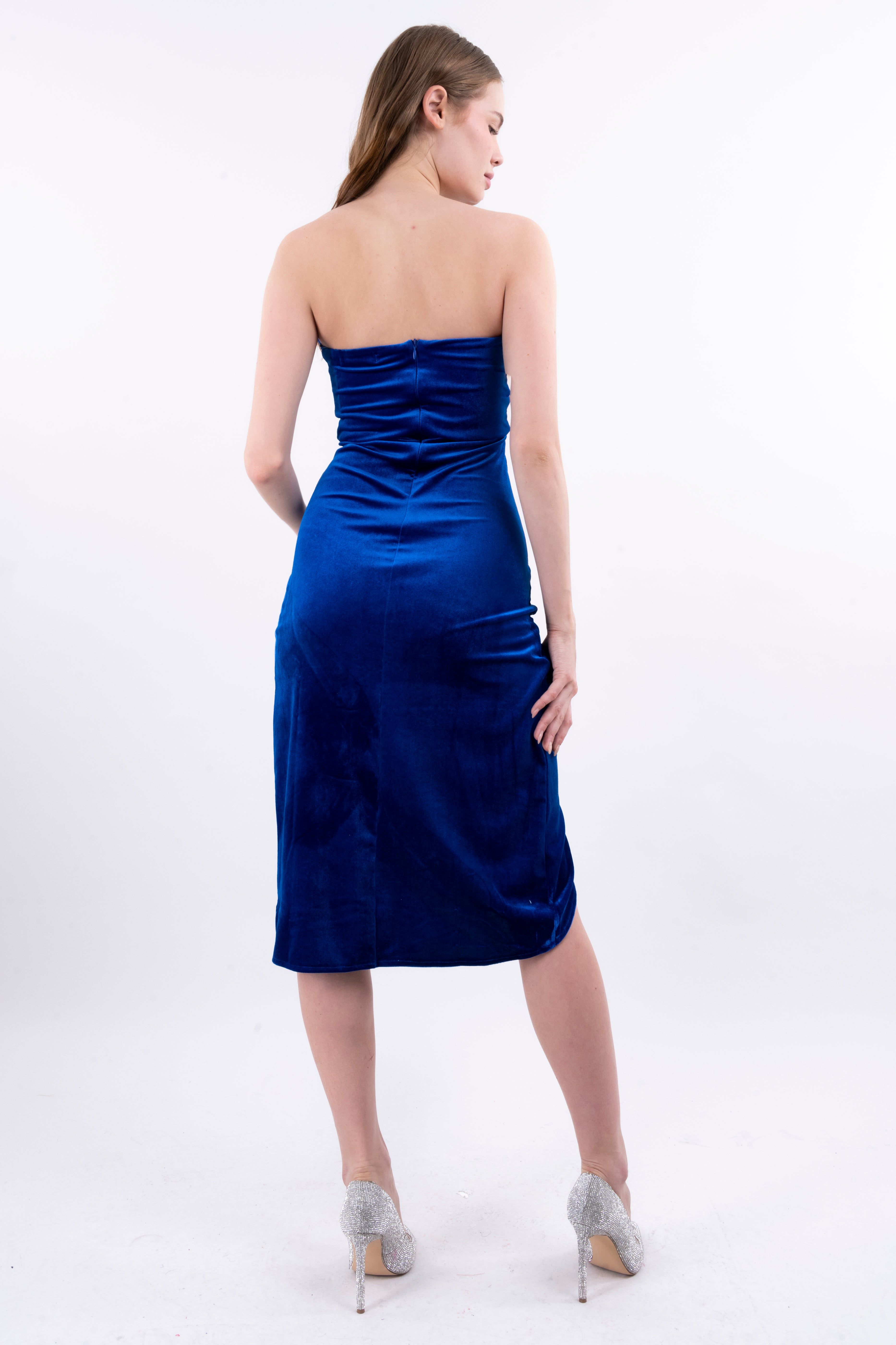 Vestido midi terciopelo corset sold by Shasa product image thumbnail 4