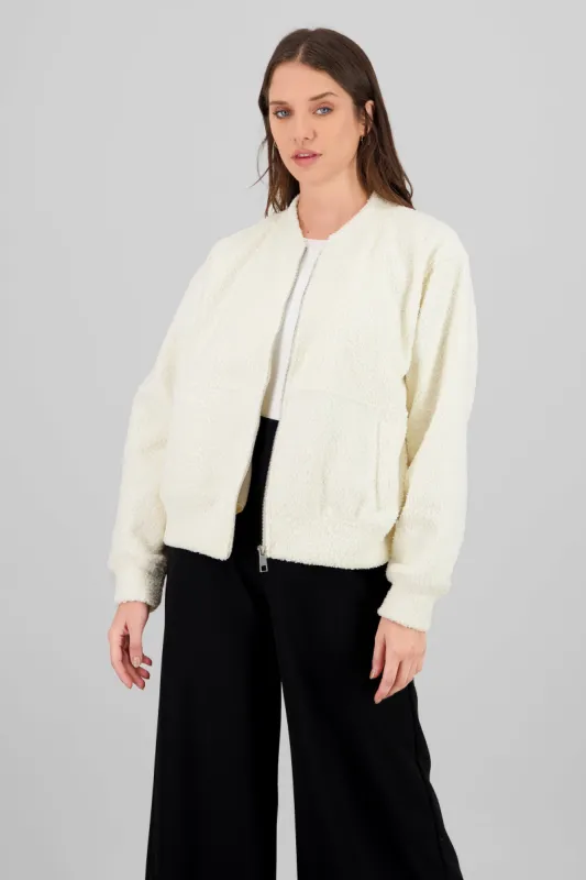Bomber borrego con cierre Hypsters sold by Shasa