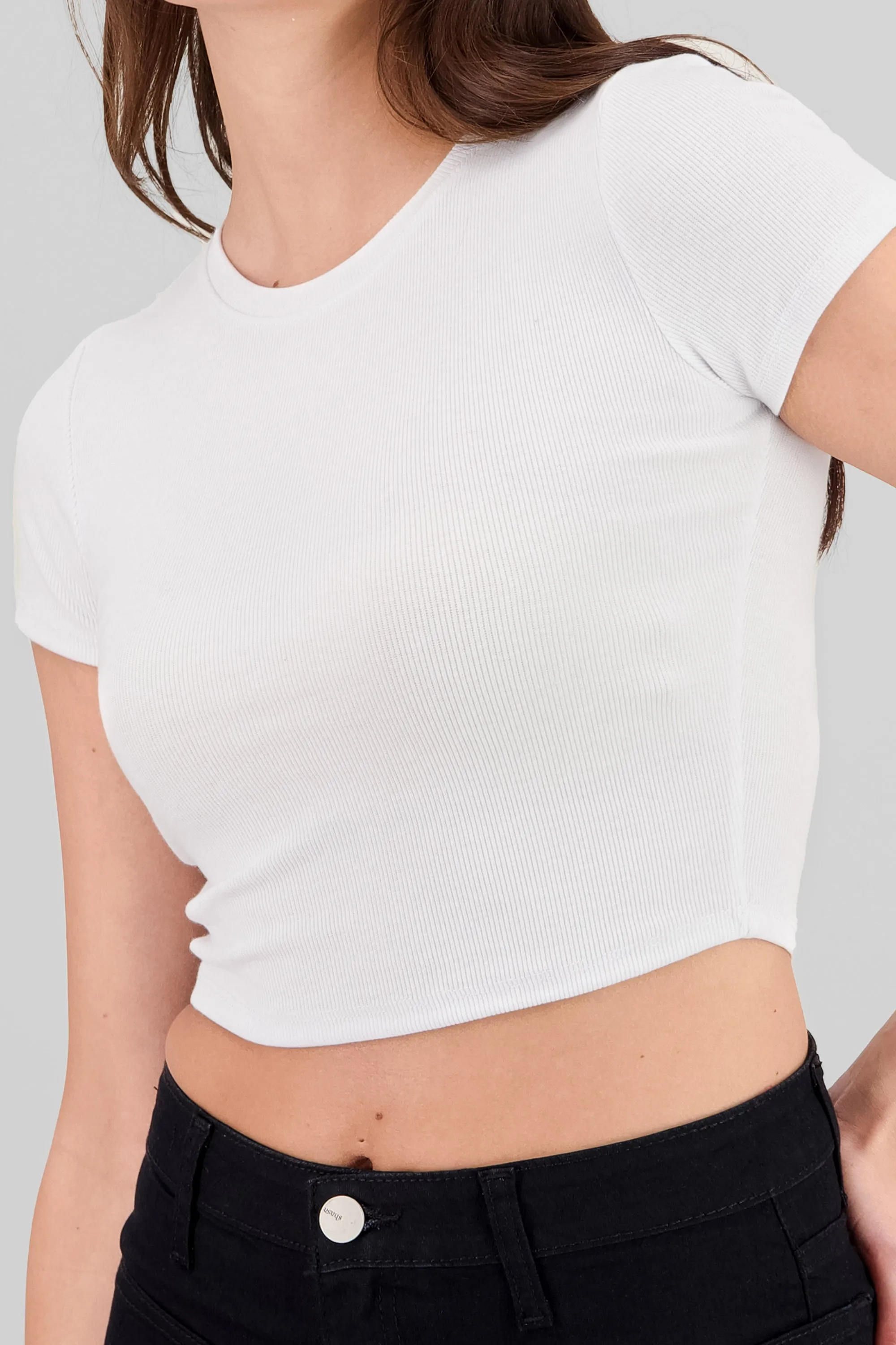 Top de manga corta liso textura sold by Shasa product image thumbnail 5