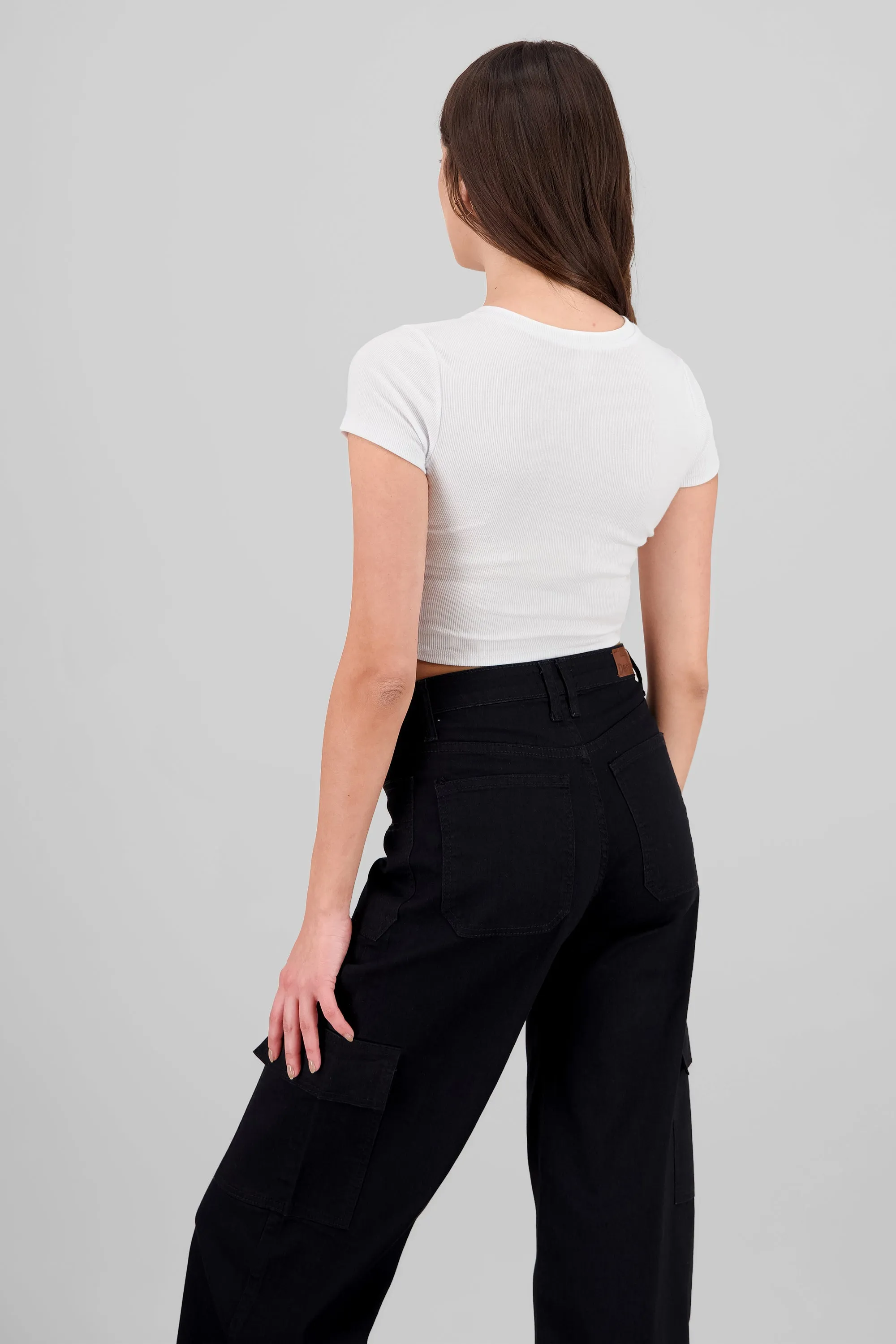 Top de manga corta liso textura sold by Shasa product image thumbnail 4